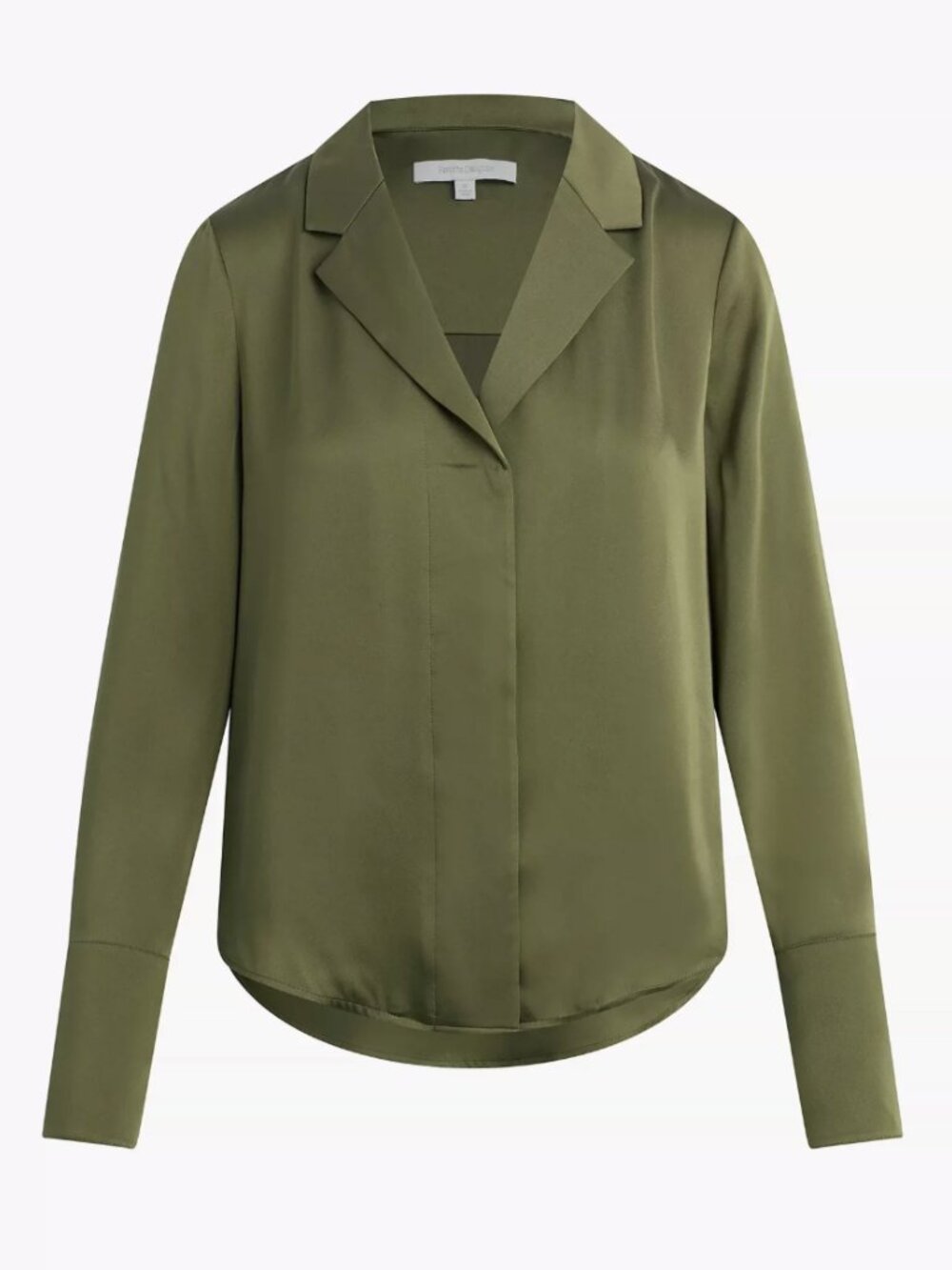 NWT Favorite Daughter The Lily Top XS/S/L Smoketree Green Blouse - Picture 5 of 6